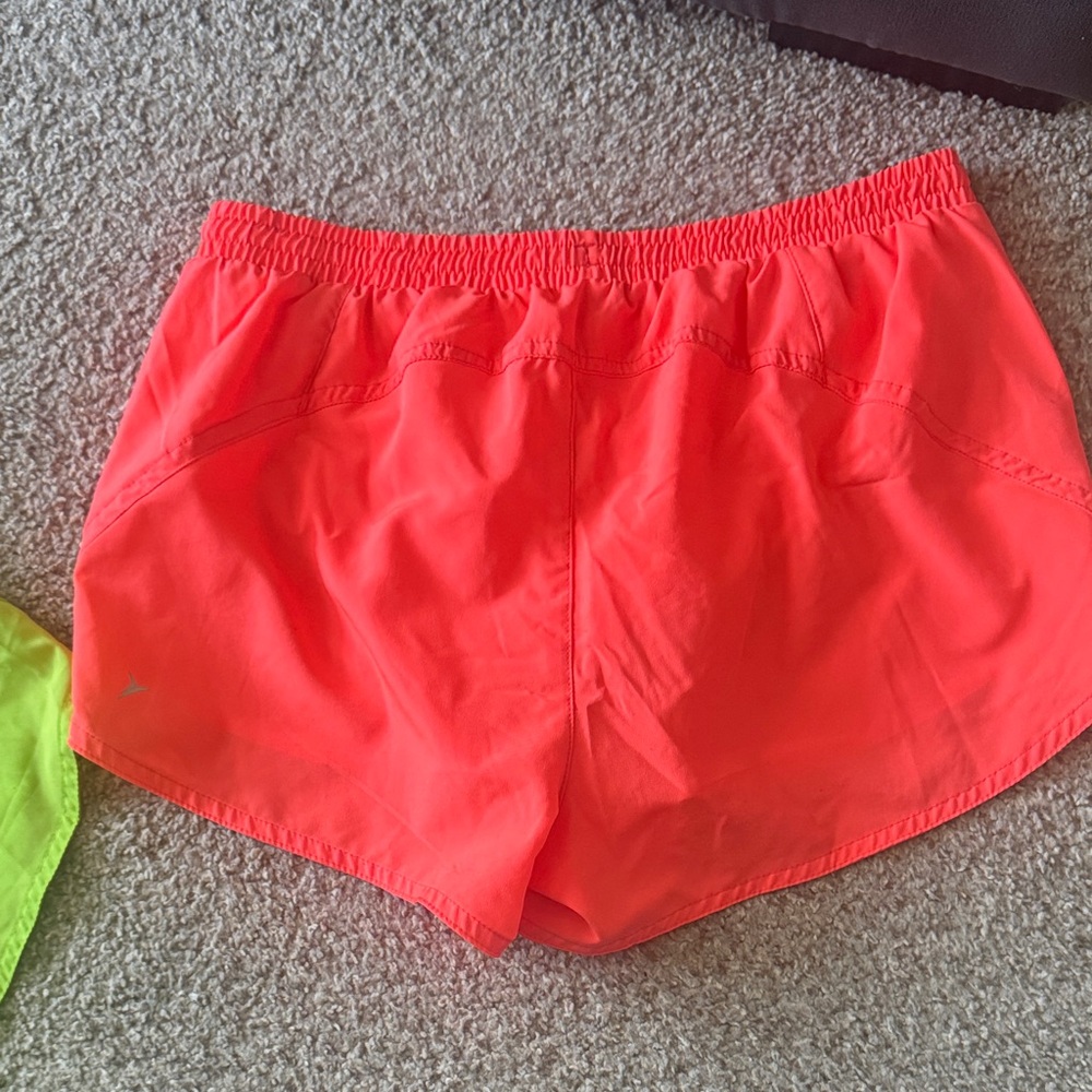 Old Navy Neon Green and Orange Athletic Shorts - Picture 5 of 5